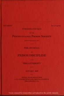 The Journal of Prison Discipline and Philanthropy by Unknown