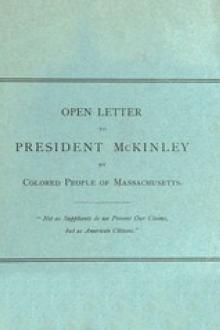 Open Letter to President McKinley by Colored People of Massachusetts by Colored National League