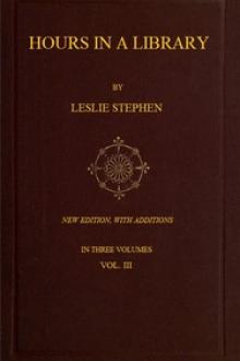 Hours in a Library Vol. 3 by Leslie Stephen