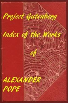 Index of the Project Gutenberg Works of Alexander Pope by Alexander Pope
