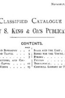 A Classified Catalogue of Henry S by Henry S. King & Co.