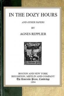 In the Dozy Hours by Agnes Repplier