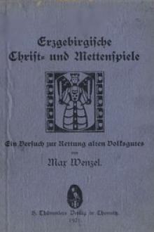 Erzgebirgische Christ- und Mettenspiele by Max Wenzel