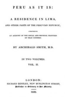 Peru as It Is, Volume II (of 2) by Archibald Smith