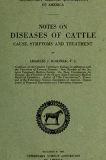 Notes on Diseases of Cattle by Charles James Korinek