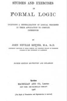 Studies and Exercises in Formal Logic by John Neville Keynes