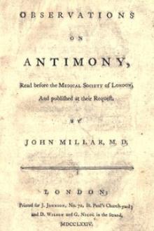 Observations on antimony by John Millar