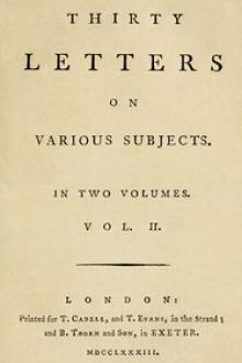Thirty Letters on Various Subjects, Vol. II by William B. Jackson
