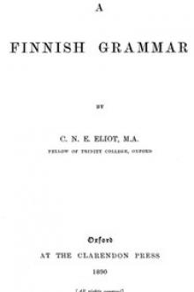 A Finnish Grammar by C. N. E. Eliot