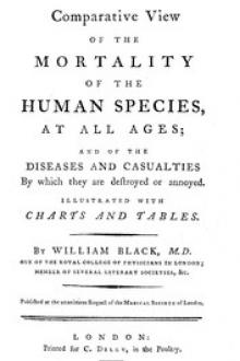 A Comparative View of the Mortality of the Human Species by William Black