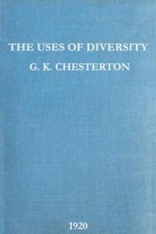 The Uses of Diversity by G. K. Chesterton