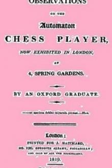 Observations on the Automaton Chess Player by Robert Gray