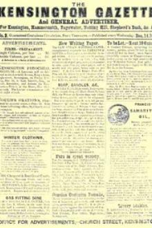 The Kensington Gazette, No by Unknown