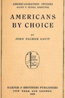Americans by Choice by John Palmer Gavit