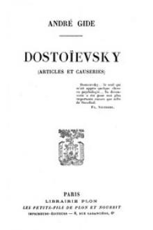 Dostoïevsky by André Gide