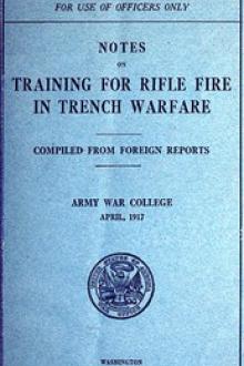 Notes on Training for Rifle Fire in Trench Warfare by Anonymous