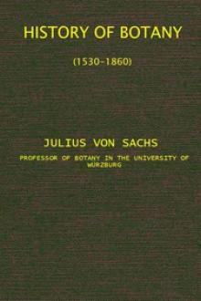 History of Botany by Julius von Sachs