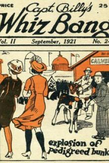 Captain Billy's Whiz Bang, Vol. 2, No. 24, September, 1921 by Various