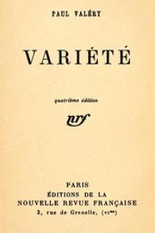 Variété I by Paul Valéry