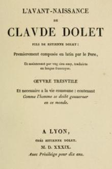 L'avant-naissance de Claude Dolet by Etienne Dolet