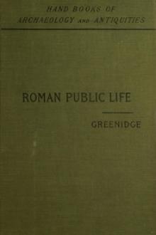 Roman Public Life by Abel Hendy Jones Greenidge