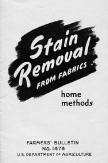 Stain Removal from Fabrics: Home Methods by Anonymous