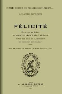 Félicité by Robert de Montesquiou-Fézensac