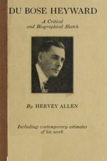 Du Bose Heyward by Hervey Allen