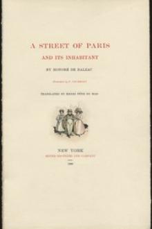A Street of Paris and Its Inhabitant by Honoré de Balzac