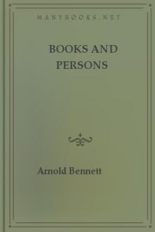 Books and Persons by Arnold Bennett
