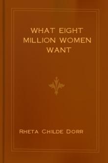 What Eight Million Women Want by Rheta Childe Dorr
