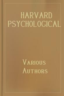 Harvard Psychological Studies, Volume 1 by Various Authors