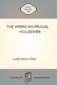 The American Frugal Housewife by Lydia Maria Child