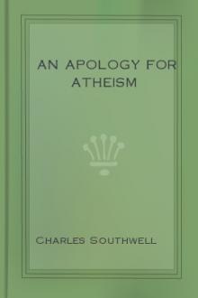 An Apology for Atheism by Charles Southwell