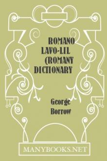 Romano Lavo-Lil (Romany Dictionary) by George Borrow
