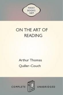 On The Art of Reading by Arthur Thomas Quiller-Couch