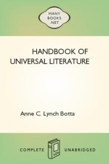Handbook of Universal Literature  by Anne C. Lynch Botta