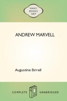 Andrew Marvell by Augustine Birrell