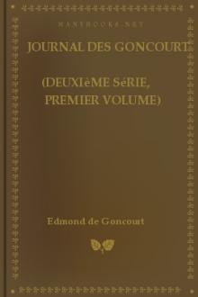 Journal des Goncourt (Deuxième série, premier volume) by Jules de Goncourt, Edmond de Goncourt