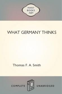 What Germany Thinks by Thomas F. A. Smith