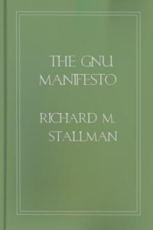 The GNU Manifesto by Richard M. Stallman