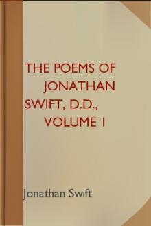 The Poems of Jonathan Swift, D.D., Volume 1 by Jonathan Swift