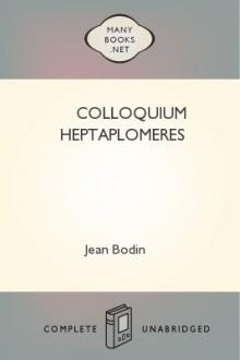 Colloquium heptaplomeres by Jean Bodin