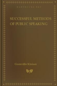 Successful Methods of Public Speaking by Grenville Kleiser