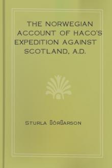 The Norwegian account of Haco's expedition against Scotland, A.D. MCCLXIII. by Sturla Þórðarson