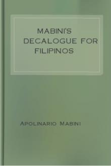 Mabini's Decalogue for Filipinos by Apolinario Mabini