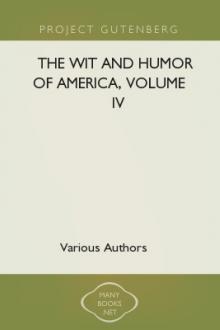 The Wit and Humor of America, Volume IV by Unknown