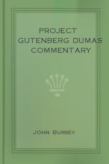 Project Gutenberg Dumas Commentary by John Bursey
