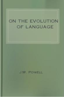 On the Evolution of Language by J. W. Powell