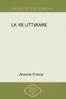 La vie littéraire by Anatole France